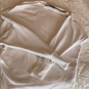 Free People top with zipper detail